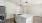 kitchen with an island and wood floors