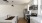 kitchen with white cabinets and an island