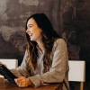 girl smiling
